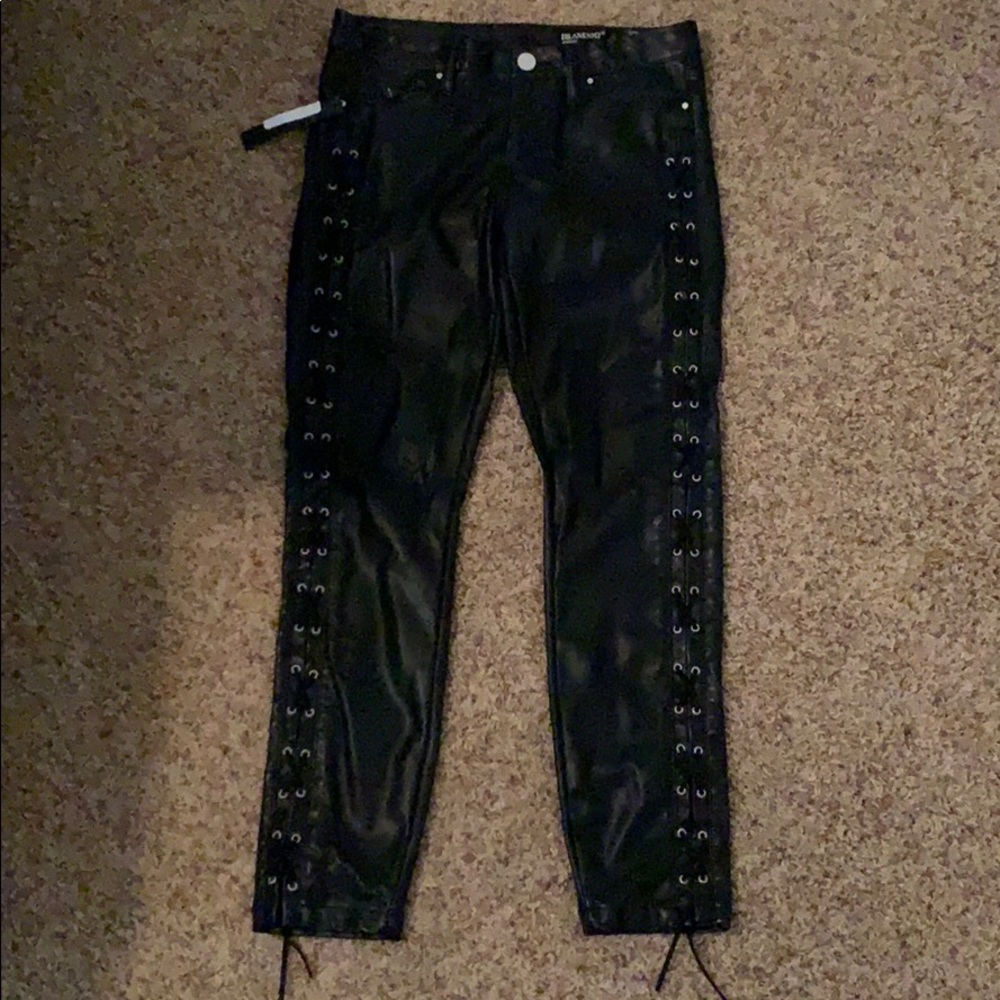 NWT BLANK NYC leather pants